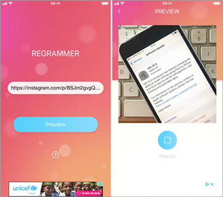 Regrammer is one of best Instagram Video Downloaders for Android and PC.