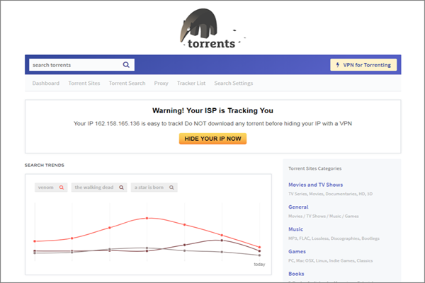 Torrents.me is one of the Best Torrent Search Engine Sites.