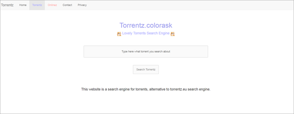 Torrentz.Colorask is one of the Best Torrent Search Engine Sites.