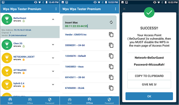 WiFi WPS WPA Tester is Top Hacking Apps for Android Phones without Root.