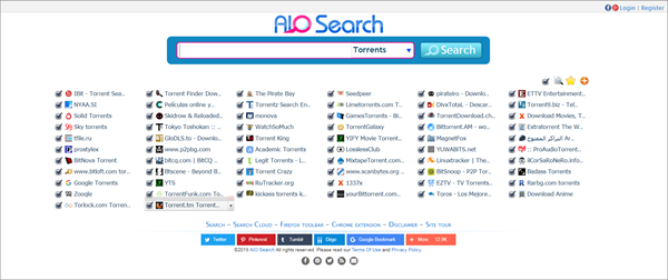 Το AIO Search είναι ένας από τους καλύτερους ιστότοπους torrent για να κατεβάσετε ταινίες Malayalam