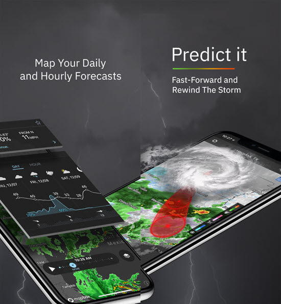 Storm Rader is best iOS Apps to Track a Hurricane on iPhone.