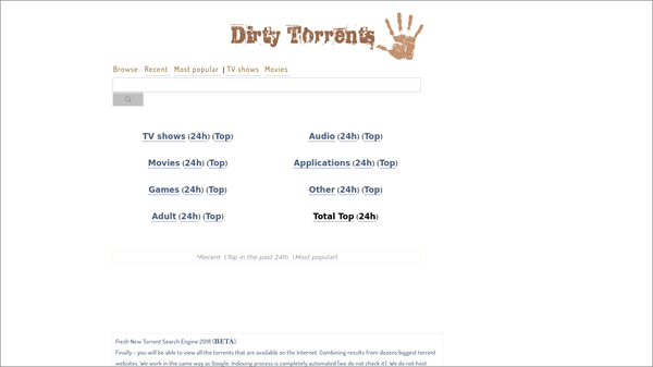 Dirty Torrents is Best Torrent Websites to Watch Avengers Infinity War.