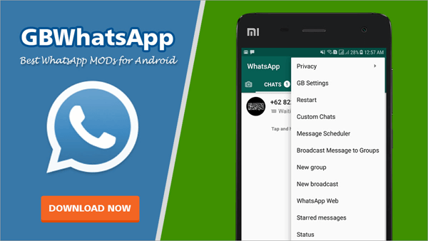 Using GBWhatsApp to Schedule WhatsApp Messages On Android.