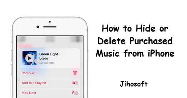 How to Delete or Hide Purchased Music on iPhone.