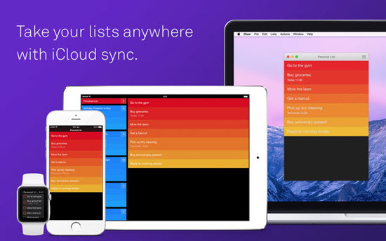 Clear is one of the best To-do List Apps on Mac.