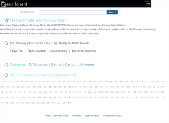 Queen Torrent is one of the Best Alternative Websites to TorrentKing.