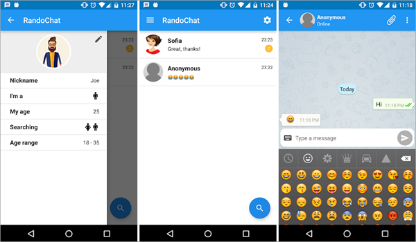 RandoChat is one of the Best Free Anonymous Chat Apps.