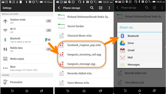 How to Transfer Music from Android to Android Using Bluetooth  