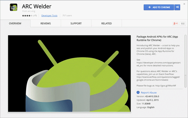 How to Setup ARC Welder to Run APK files on Windows 10.