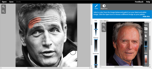 Using Colorize Photo Online Converter to Convert Black and White Photos to Color.