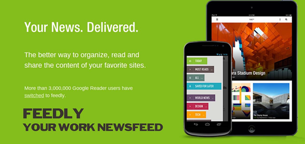 Feedly is one of the best Free RSS Feed Reader Apps.