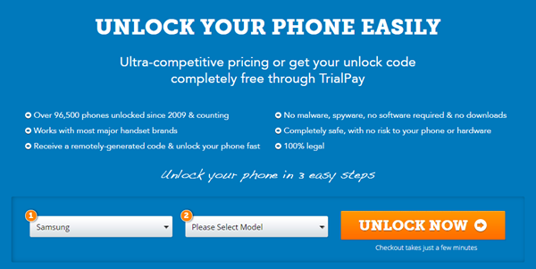 Unlock Using FreeUnlock