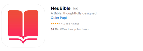 NeuBible is one of the best Offline & Free Bile Apps for iPhone.