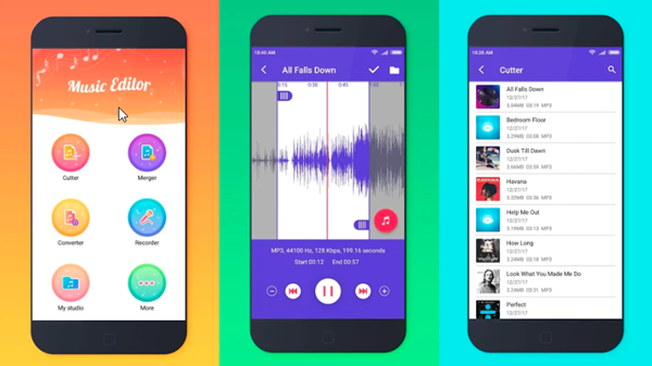 Music Editor is one of the best Free Audio MP3 Cutter Apps for Android Users.