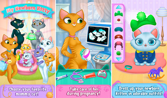 My Newborn Kitty is one of the best Pets Apps Matching My Talking Tom for iPhone.