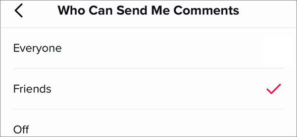 You Control Who Can Send You Messages and Post Comments on Your Videos.