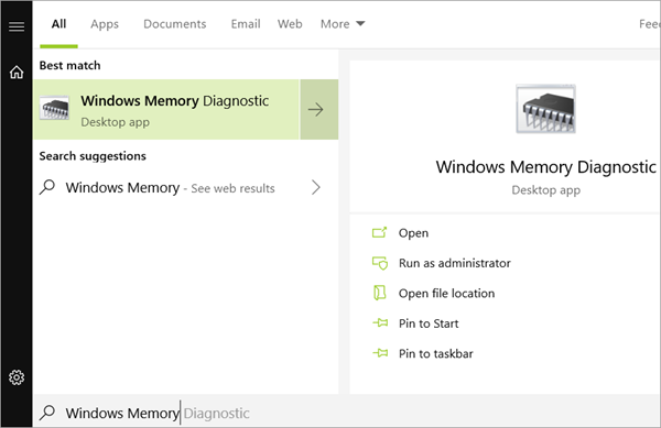 Windows Memory Diagnostic is one of the top free RAM Test Software.