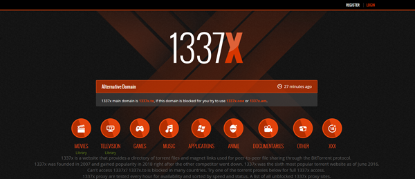 1337X is one of the top best alternatives to MusicPleer.