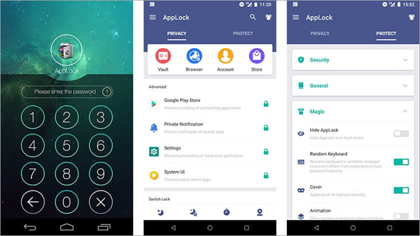 AppLock is one of the top Fingerprint Lock Screen Apps For Android Phones.