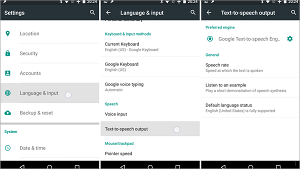 How To Activate Google Text-To-Speech on Android