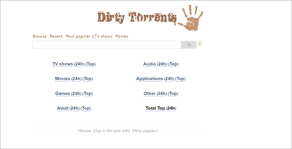 Dirty Torrents is one of the best game torrenting sites to download games.
