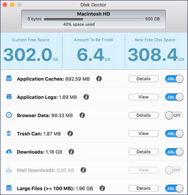 Using Disk Doctor to Optimize Your Mac.