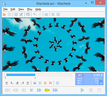 Using Machete Video Editor Lite to edit YouTube videos easily.