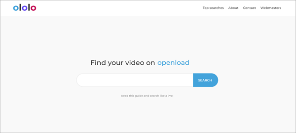 Ololo is one of the top best Alternatives to Megashare for Movie Watching.