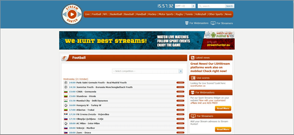 best football streaming sites