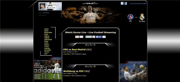 Ronaldo7 is Top Best Football Live Streaming Sites.