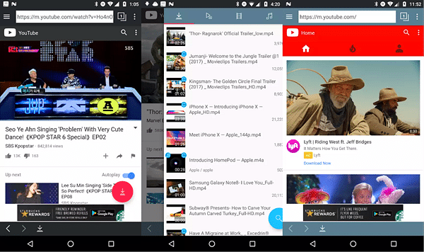 TubeMate is one of the best free YouTube video downloader Apps for Android.