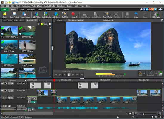 Using VideoPad to edit YouTube videos easily.