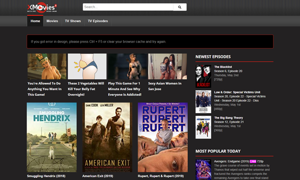 XMovies8 is one of the top best Vidics Alternatives to Watch movies/TV serials.