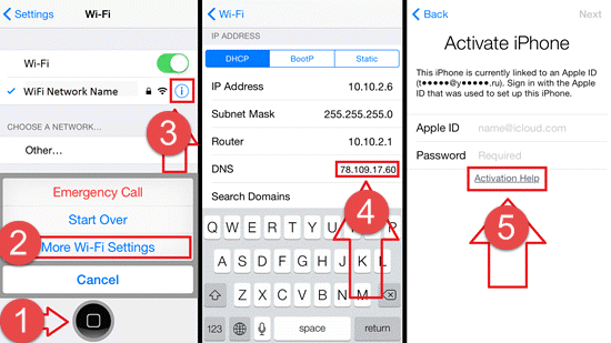 Quickly Bypass iCloud Activation Lock Via DNS