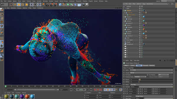 Cinema 4D is one of the best visual effects video makers.
