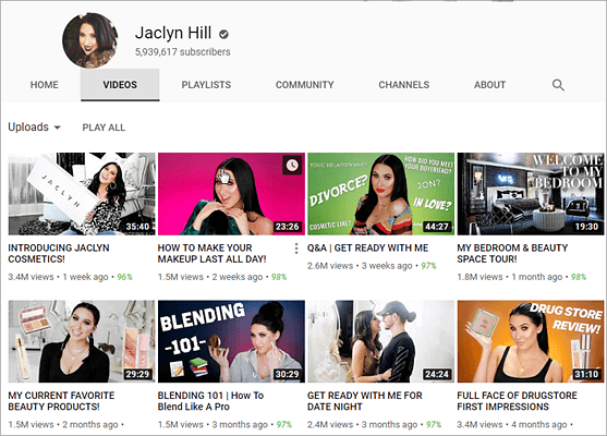 Jaclyn Hill is one of the top best beauty gurus and makeup artists on YouTube.