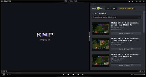 KMPlayer is one of the top best free media players for Windows.