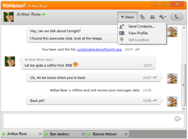 Nimbuzz is one of the top video call software for Windows PC.