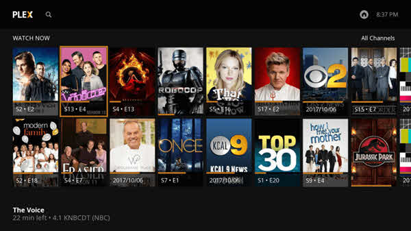 Plex is one of the top best free media players for Windows.