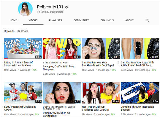 Rclbeauty101 is one of the top best beauty gurus and makeup artists on YouTube.