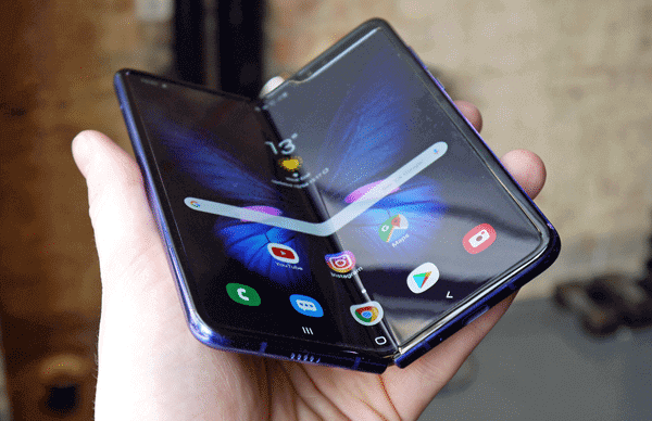 Samsung Galaxy Fold is one of the best 5G supported Android mobiles.