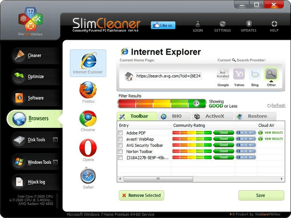 Slim Cleaner is one of the top best junk file cleaner software.