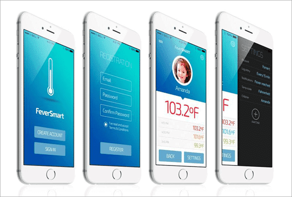 Smart Thermometer is one of the top free Thermometer Apps for Android and iOS.