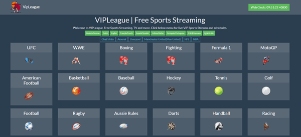 vip league free live