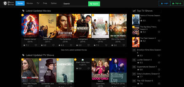 Watch Series is one of the best free online movie streaming sites.