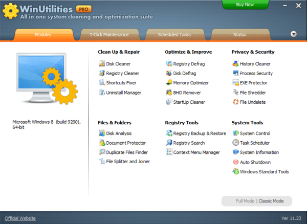 WinUtilities Pro is one of the best PC cleaning software for Windows.