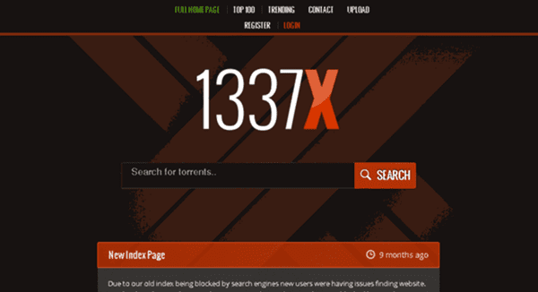 1337X website is well known for its powerful search engine