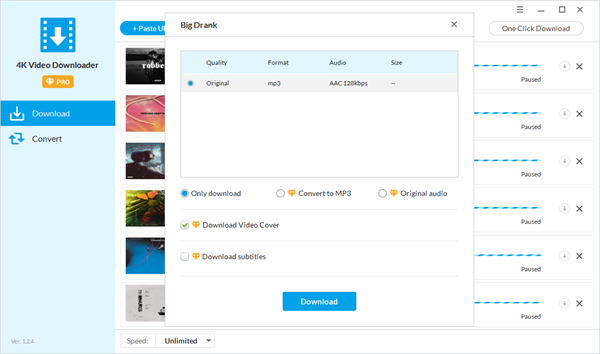 Jihosoft 4K video downloader will automatically parse the link. 