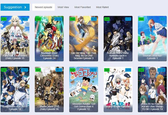 Animestreams is one of the best alternatives to 9Anime for watching Anime Movies and TV Shows.